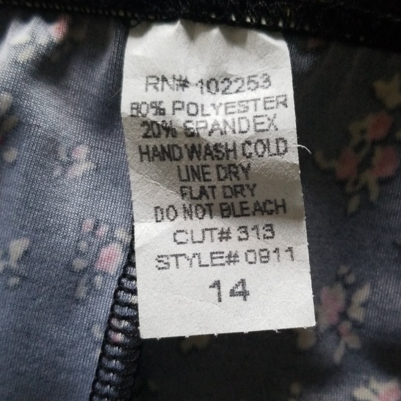 NWT ESTHER WILLIAMS Rose print retro bikini, 14/16 - Picture 6 of 8